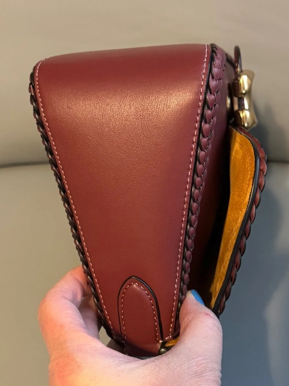 Coach Suede Soft Tabby and Wallet Braid Detail - Picture 9 of 16